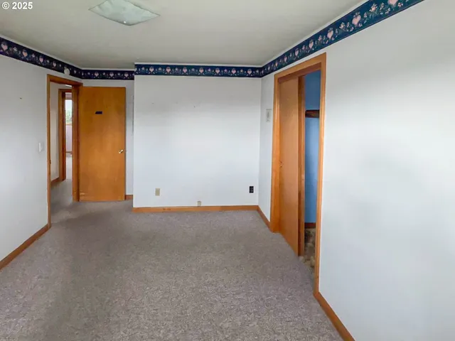 a view of an empty room