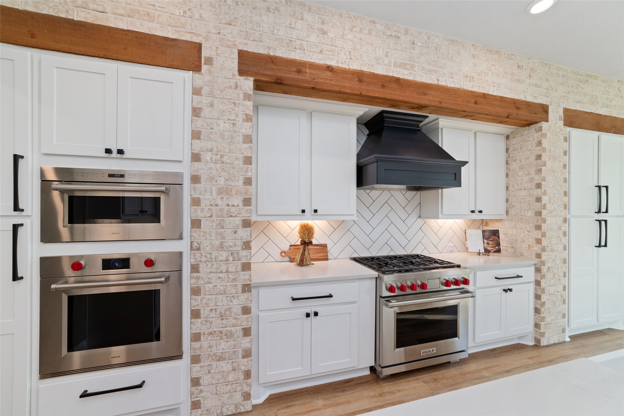 1011 Bonfire West Road Cat Spring, TX 78933 - Photo 11 of 48 Note to chef.... This kitchen if for you!!! Wolf gas range, oven and microwave are next level.