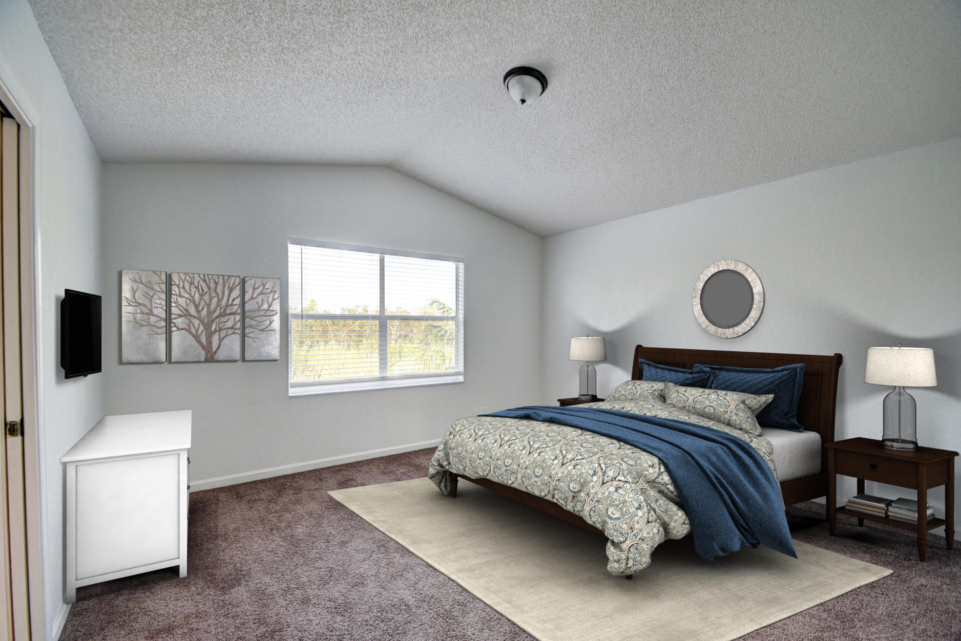 18098 Clear Brook Circle Boca Raton, FL 33498 - Photo 28 of 48 a bedroom with a bed and a window
