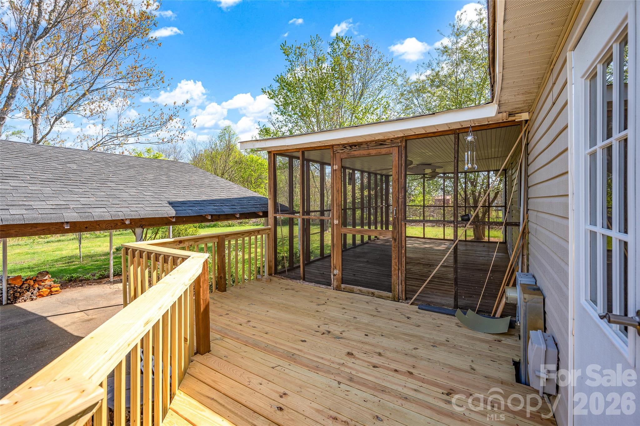5708 Harwell Road Catawba, NC 28609 - Photo 28 of 31 a view of a deck and wooden floor