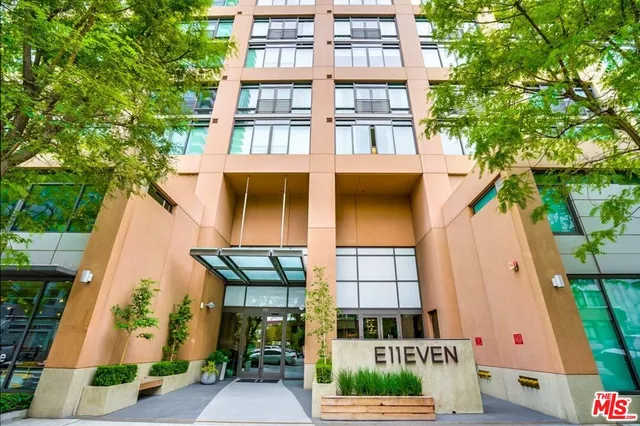 a front view of a building