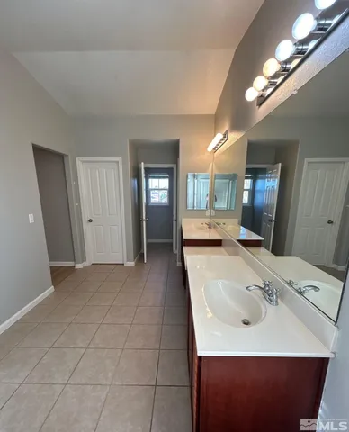 a view of small space with racks on the wall