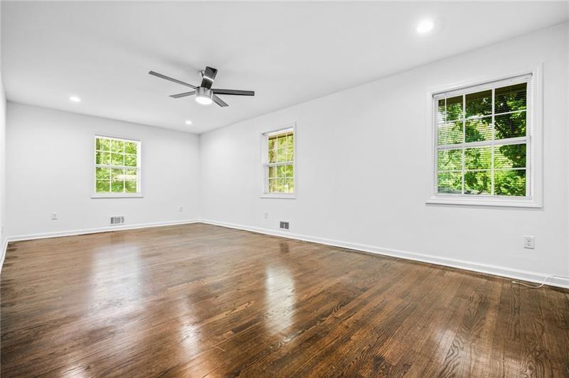 3089 Del Monico Drive Decatur, GA 30032 - Photo 25 of 47 an empty room with a window and a ceiling fan