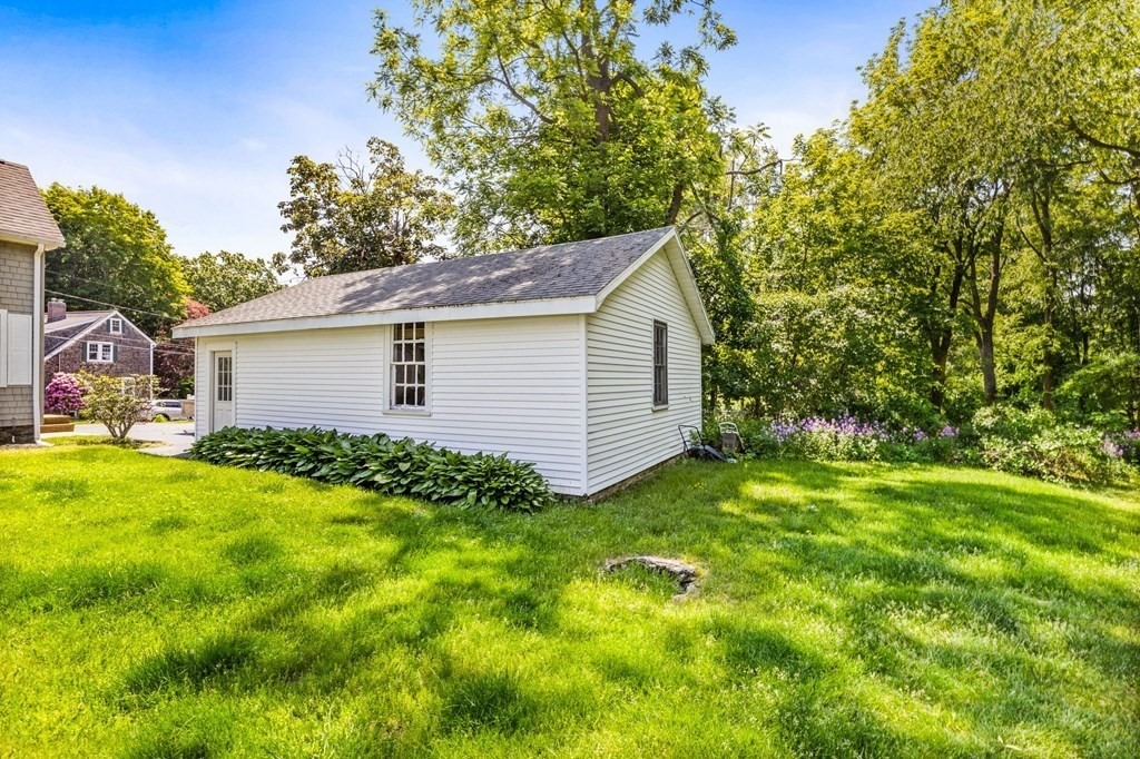 9 Messinger Street Canton, MA 02021 - Photo 26 of 31 a view of backyard of house with green space