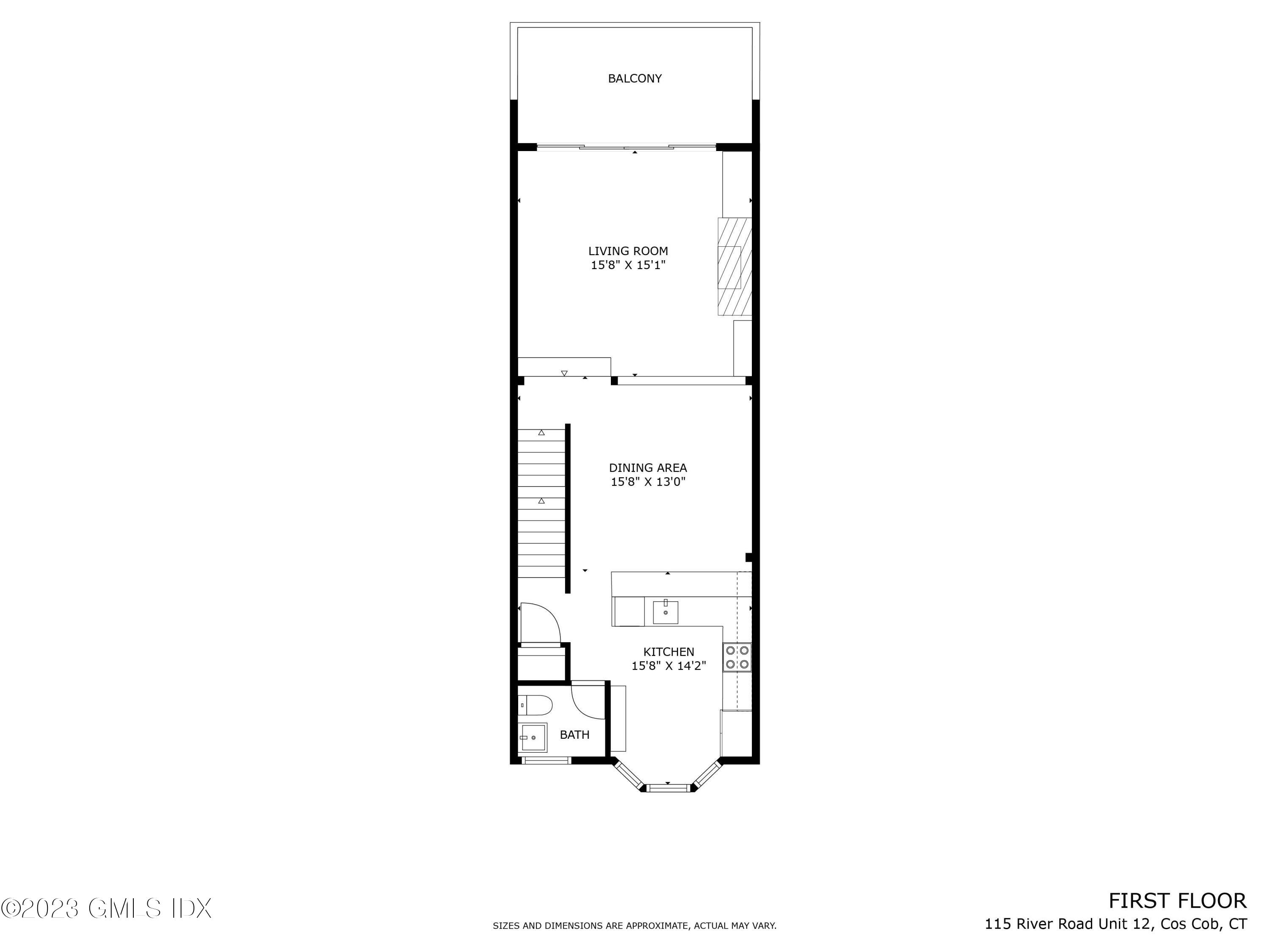 115 River Road, Unit 12 Cos Cob, CT 06807 - Photo 24 of 27 a picture of a bench in a white building