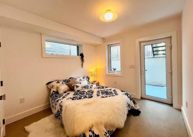 a view of a house with a door