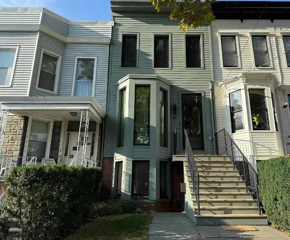a view of front door of house