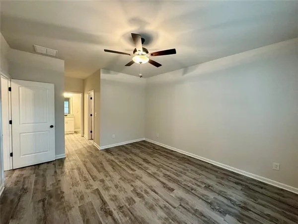 wooden floor in an empty room