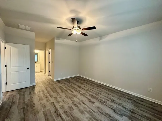 wooden floor in an empty room
