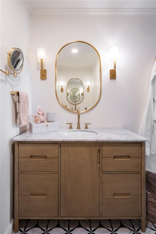 237 Sycamore Place Decatur, GA 30030 - Photo 29 of 52 a bathroom with a sink and a mirror