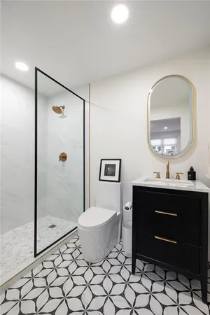 a room with furniture and wooden floor