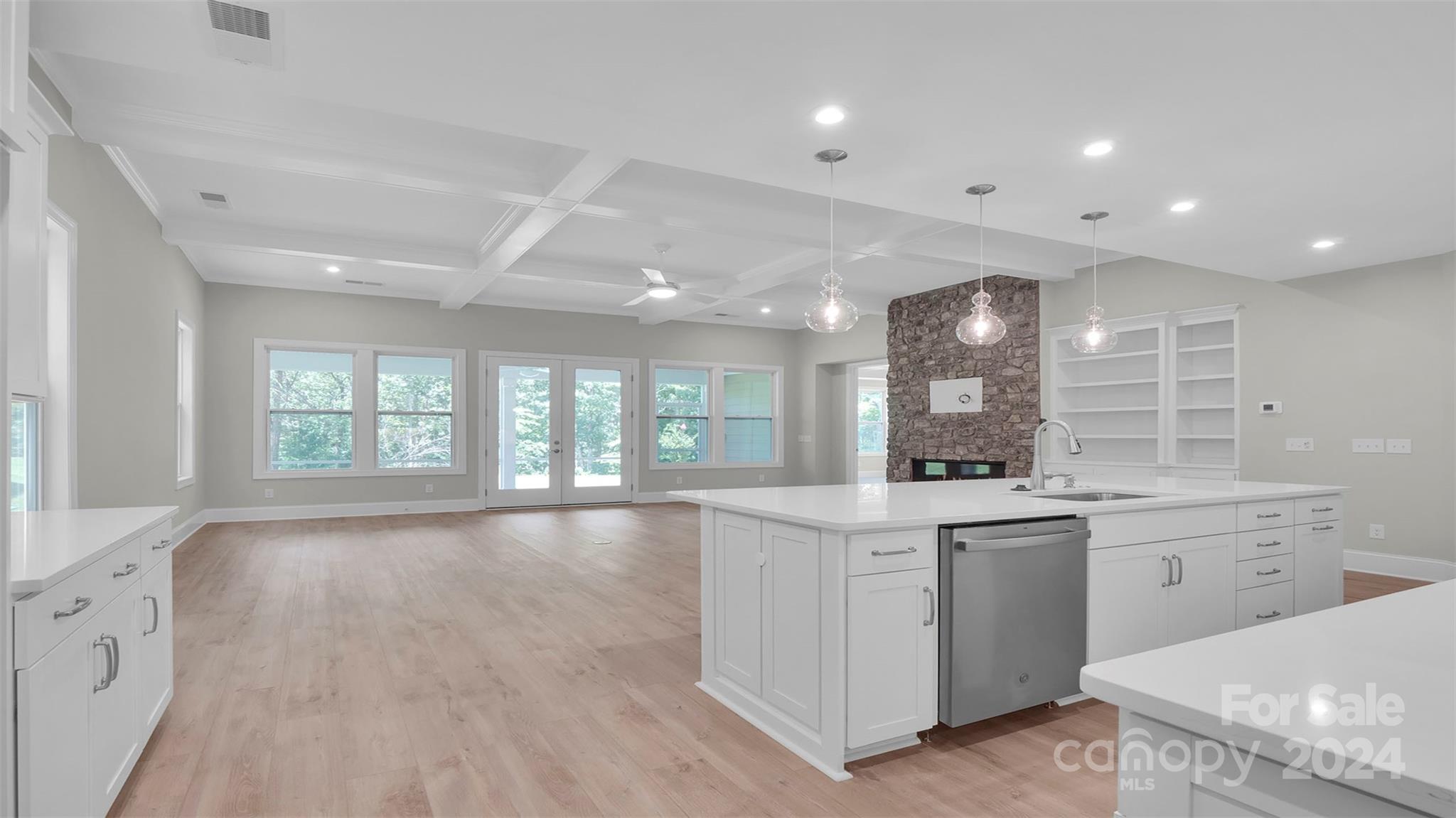 3053 Trace Meadow York, SC 29745 - Photo 15 of 28 a large kitchen with kitchen island a sink stainless steel appliances and cabinets