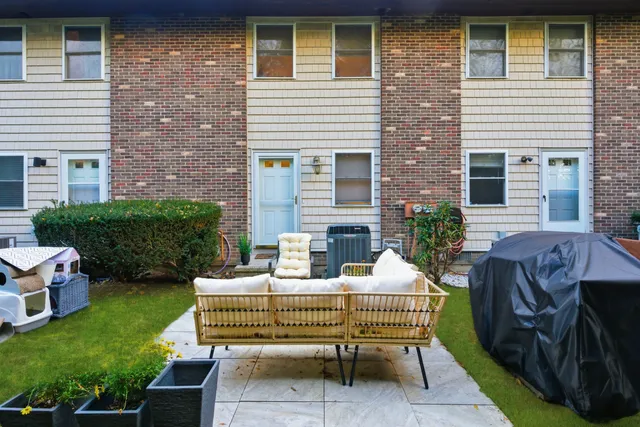 a house view with a sitting space