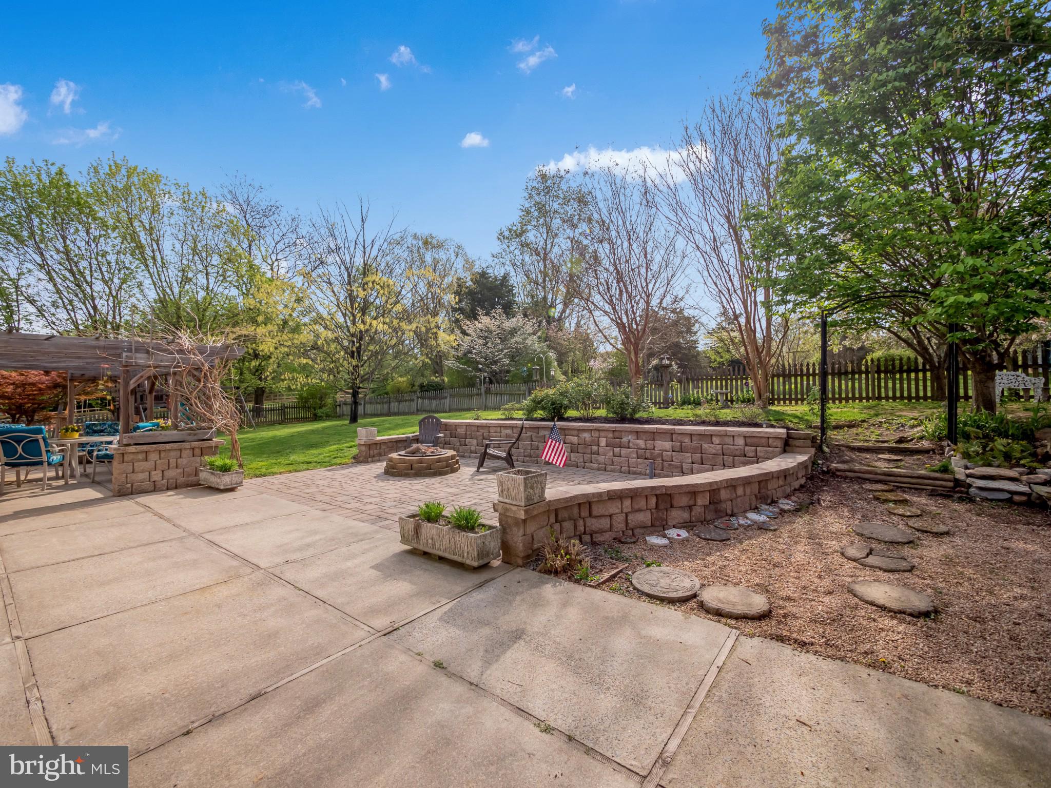 410 Lockhouse Road Falling Waters, WV 25419 - Photo 28 of 30 Paver Patio w/ Custom Stone Wall and Firepit