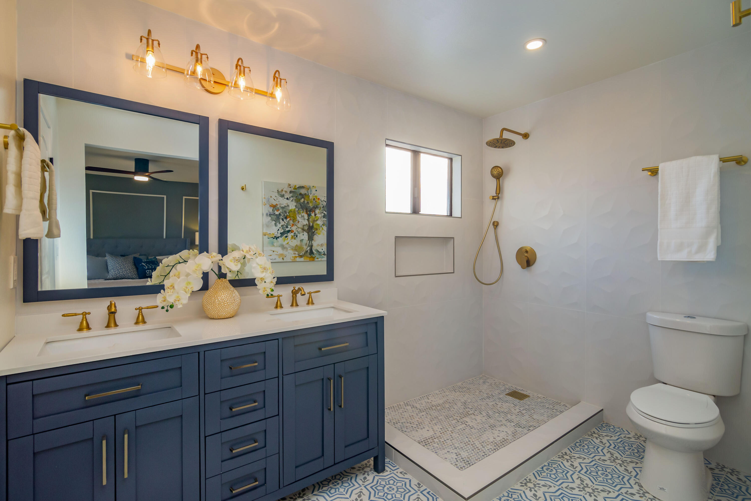 67420 Rango Road Cathedral City, CA 92234 - Photo 24 of 36 a bathroom with a sink toilet and shower