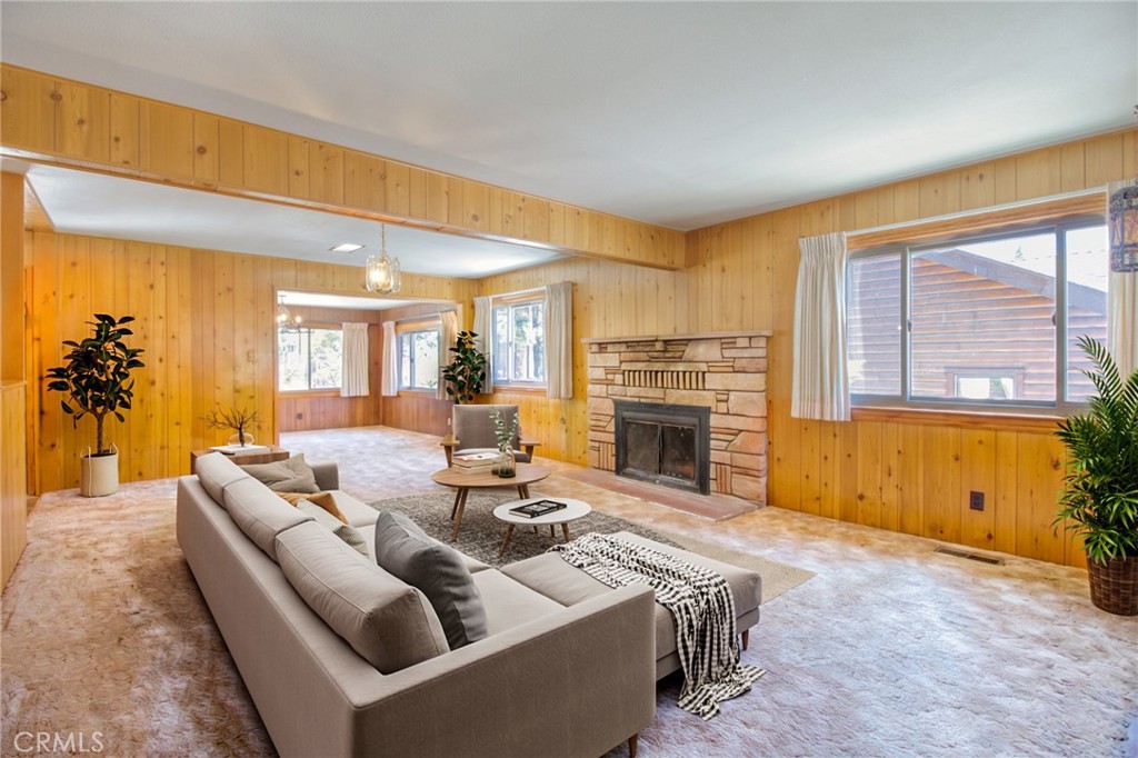 960 Snowbird Road Wrightwood, CA 92397 - Photo 3 of 78 digitally staged living room
