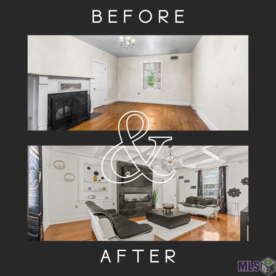 3650 Perkins Road Baton Rouge, LA 70808 - Photo 44 of 50 Before and After Livingroom