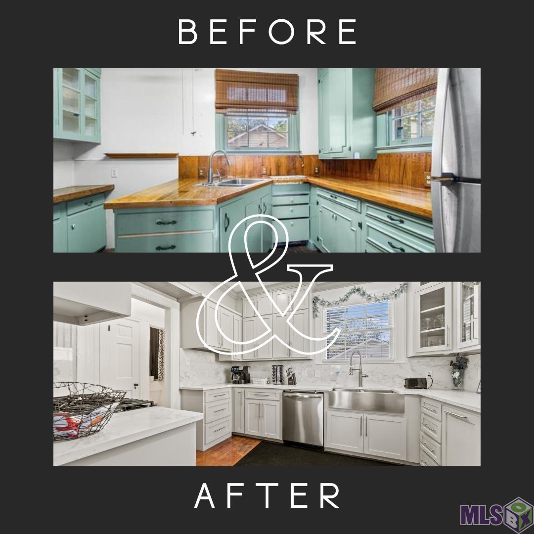 3650 Perkins Road Baton Rouge, LA 70808 - Photo 48 of 50 Before and After Kitchen