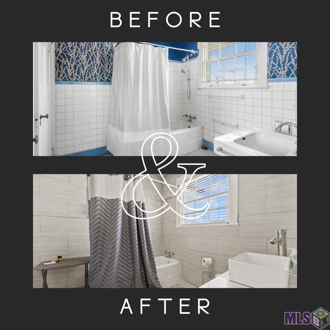 3650 Perkins Road Baton Rouge, LA 70808 - Photo 49 of 50 Before and After Primary Bathroom