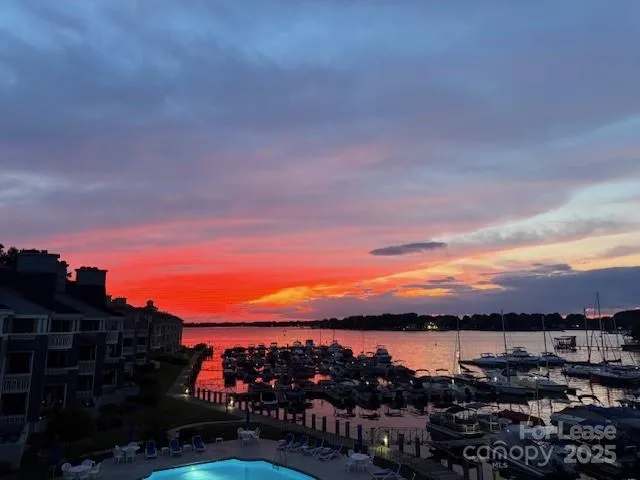 a view of city and ocean