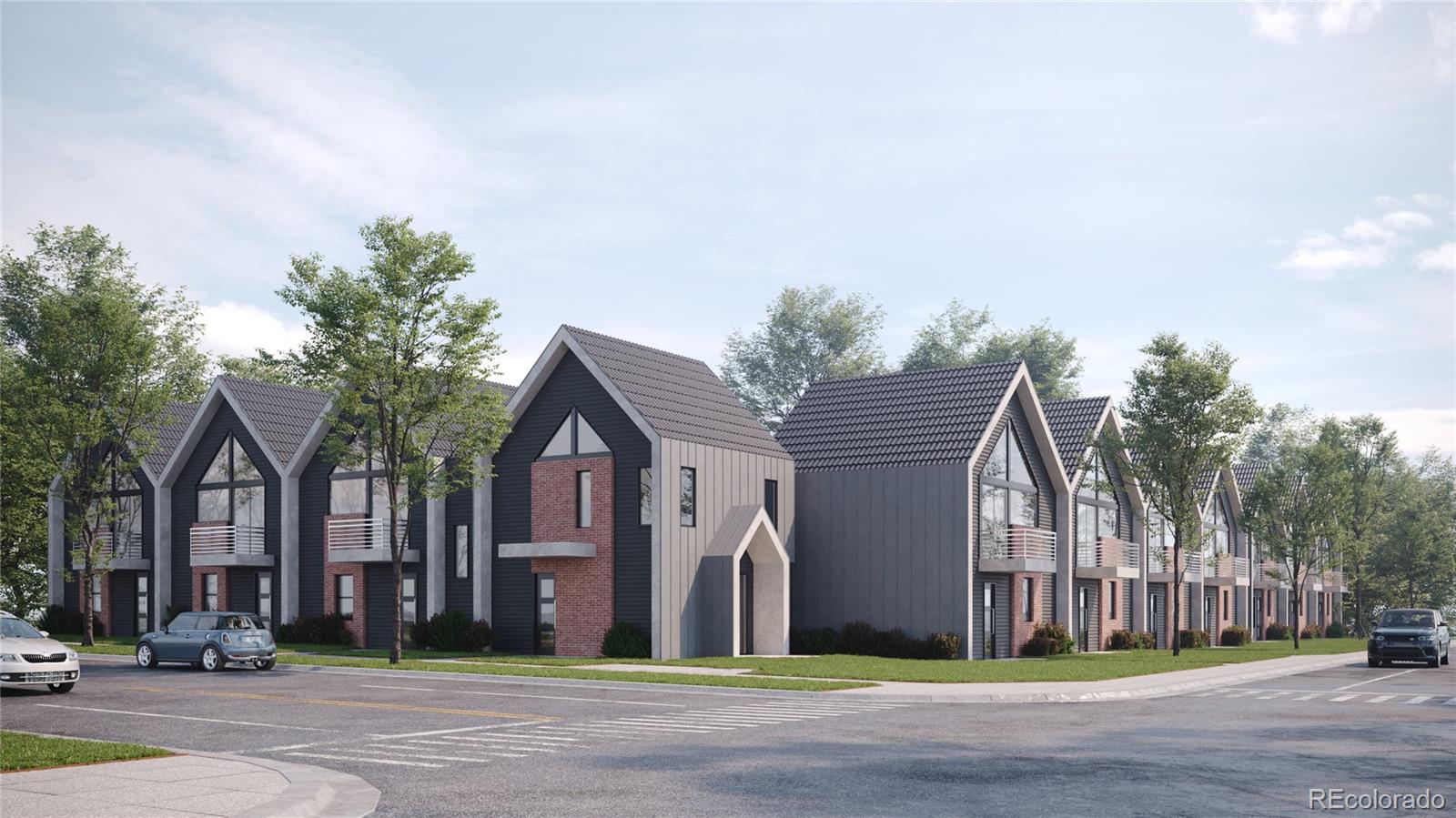 3411 Albion Street, Unit 7 Denver, CO 80207 - Photo 2 of 13 a front view of a house with a garden