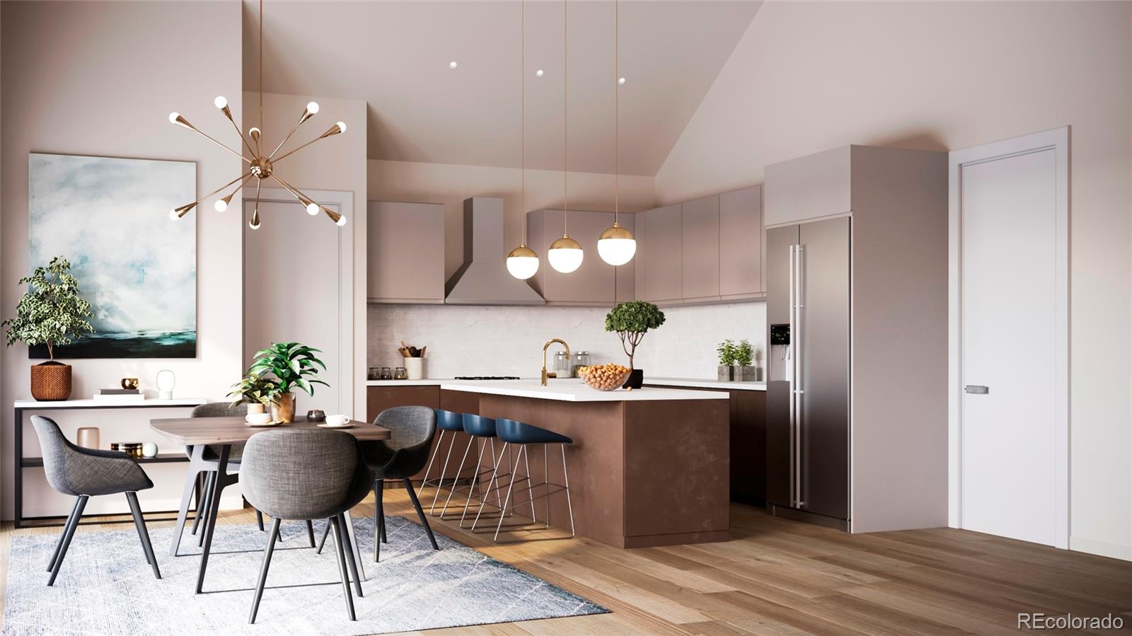 3411 Albion Street, Unit 7 Denver, CO 80207 - Photo 5 of 13 a kitchen with a table and chairs in it