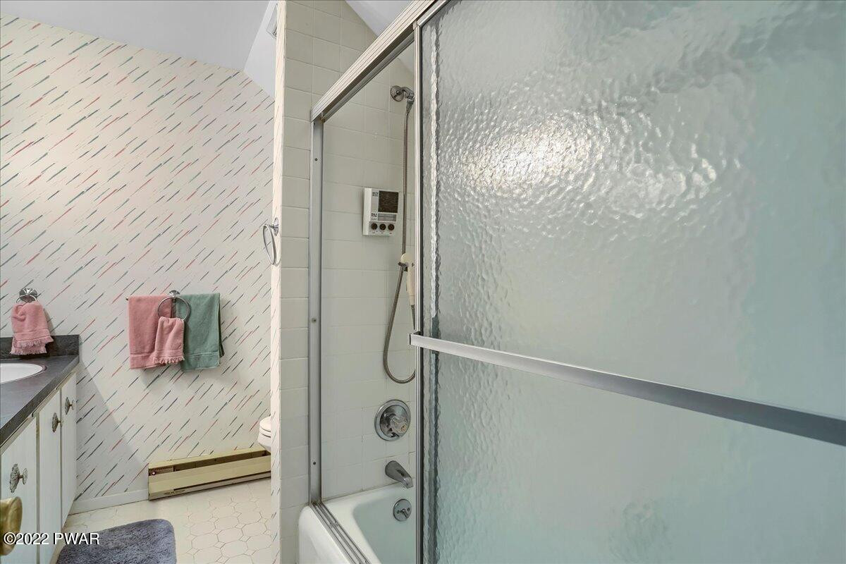 110 Ridge Road Hawley, PA 18428 - Photo 25 of 49 a bathroom with a shower