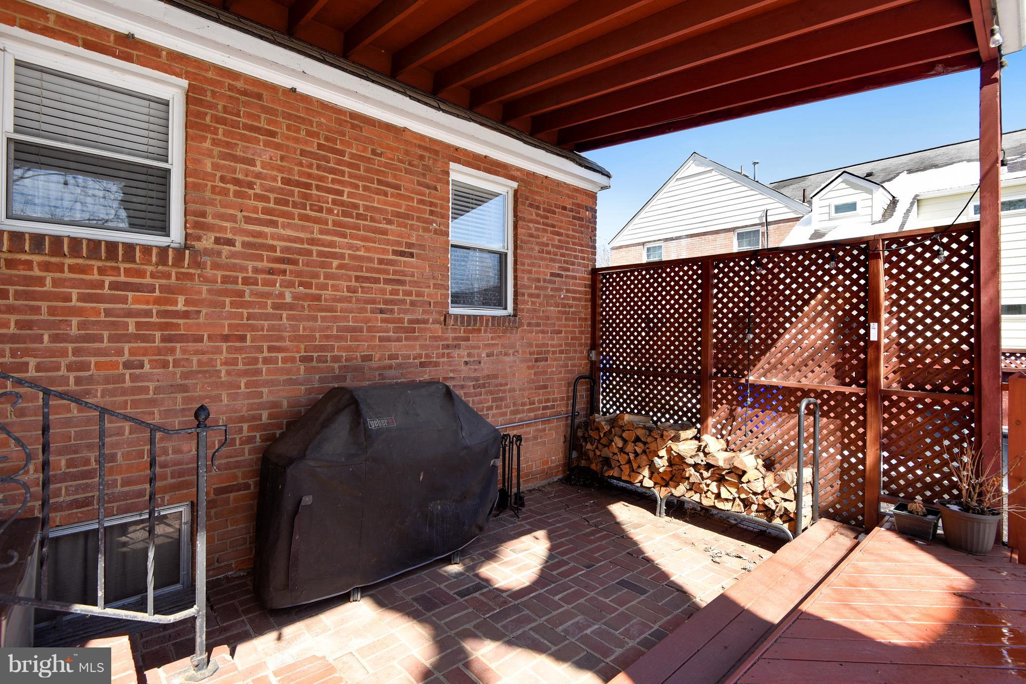 1712 Brisbane Street Silver Spring, MD 20902 - Photo 30 of 30 Covered Brick Patio!