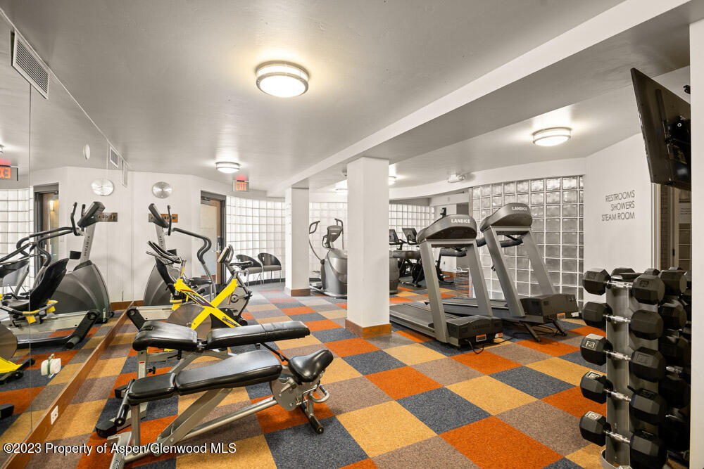 400 Wood Road, Unit 2113H Snowmass Village, CO 81615 - Photo 9 of 12 Gym with Steam Room