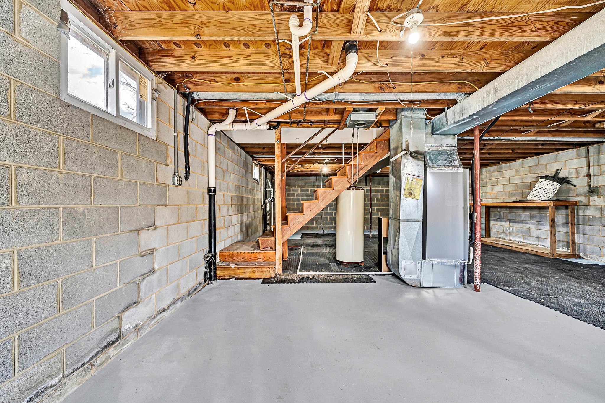 1378 Craig Robertson Road Southeast Roanoke, VA 24014 - Photo 13 of 17 Unfinished Basement