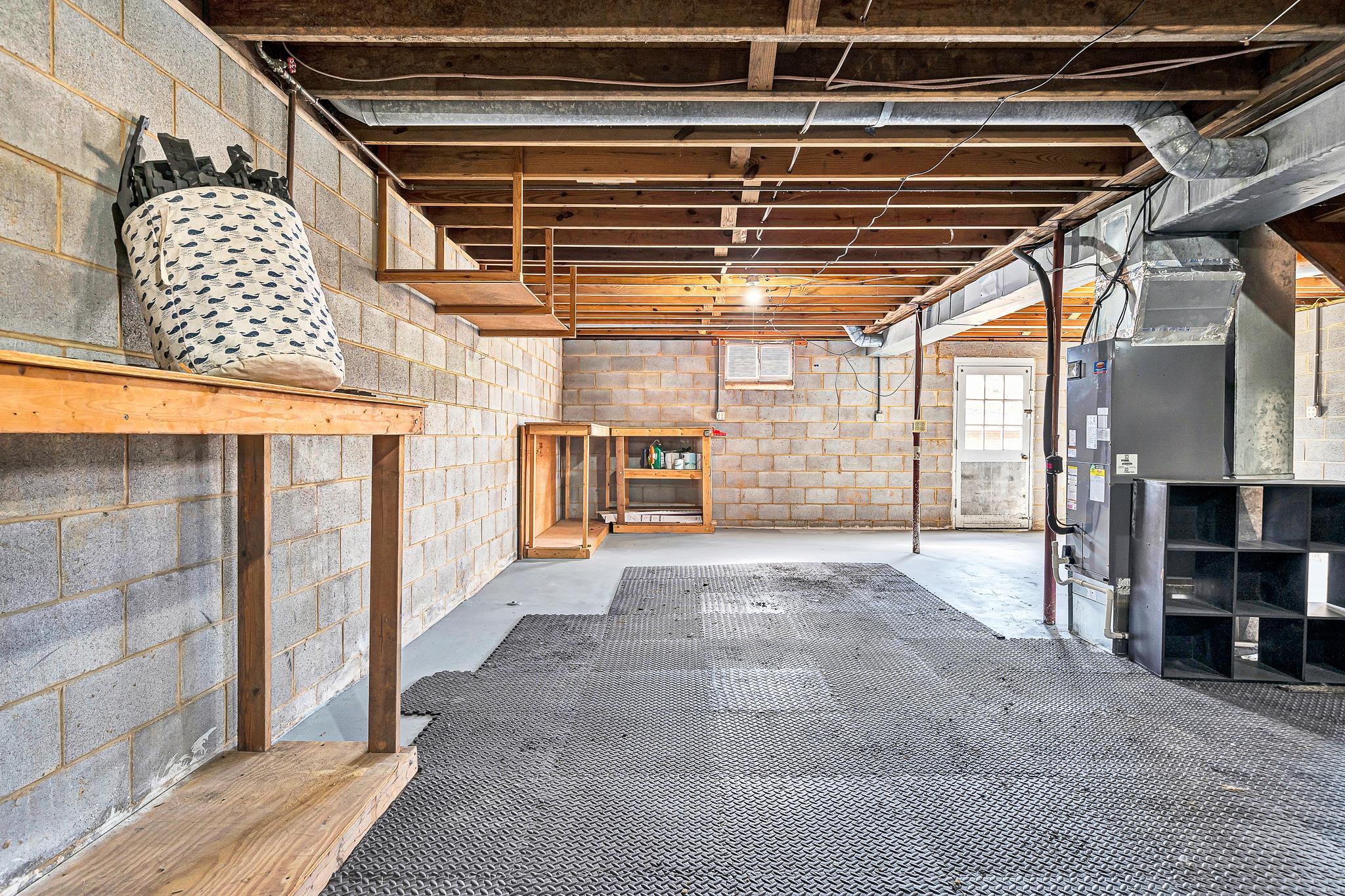 1378 Craig Robertson Road Southeast Roanoke, VA 24014 - Photo 14 of 17 Unfinished Basement
