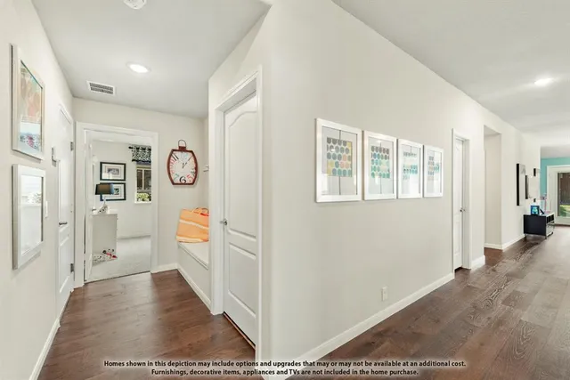 a view interior of the house and wooden floor