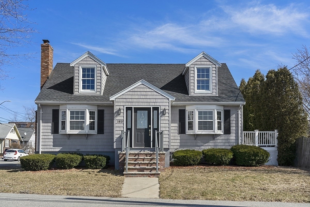163 Mills Avenue Revere, MA 02151 - Photo 2 of 22 a front view of a house with garden