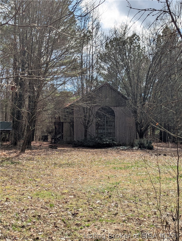 9615 Sandy Branch Road Southeast Elizabeth, IN 47117 - Photo 21 of 36 Front of Barn facing Sandy Branch Rd