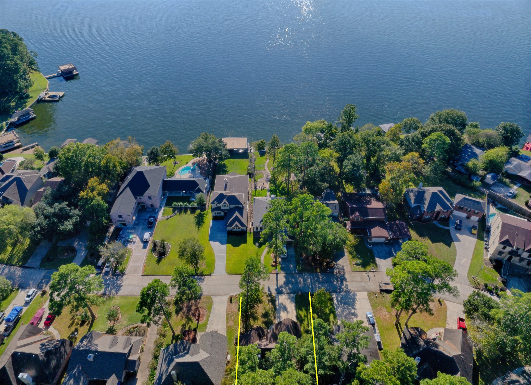 14918 Pollux Drive Willis, TX 77318 - Photo 44 of 46 an aerial view of a house with a yard