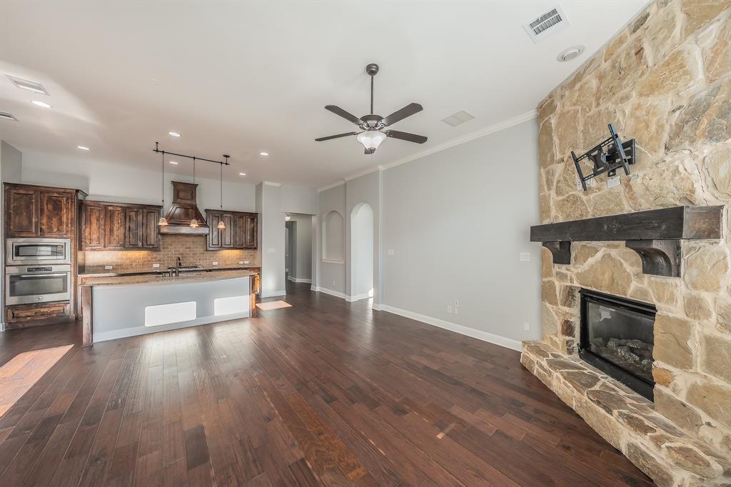 2823 Exeter Drive Trophy Club, TX 76262 - Photo 15 of 40 a view of kitchen with sink and wooden floor