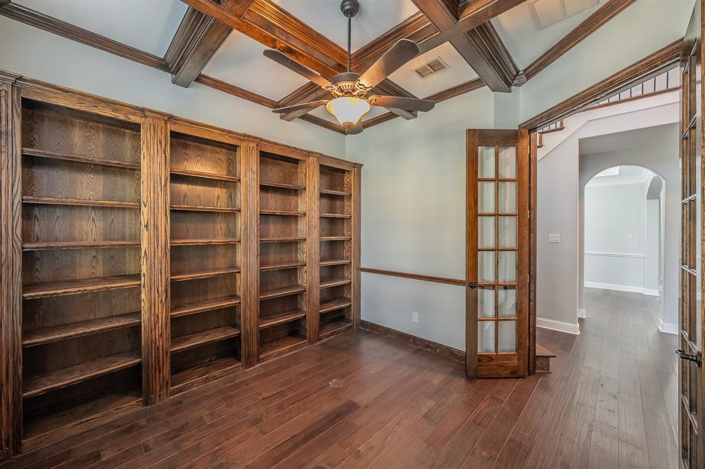 2823 Exeter Drive Trophy Club, TX 76262 - Photo 10 of 40 a view of an empty room with a window and wooden floor