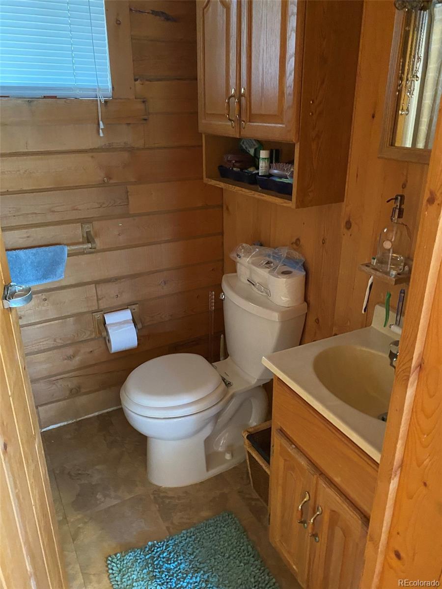 1494 Clark Road Bailey, CO 80421 - Photo 8 of 24 a bathroom with a toilet and a sink