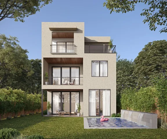 front view of house with a yard