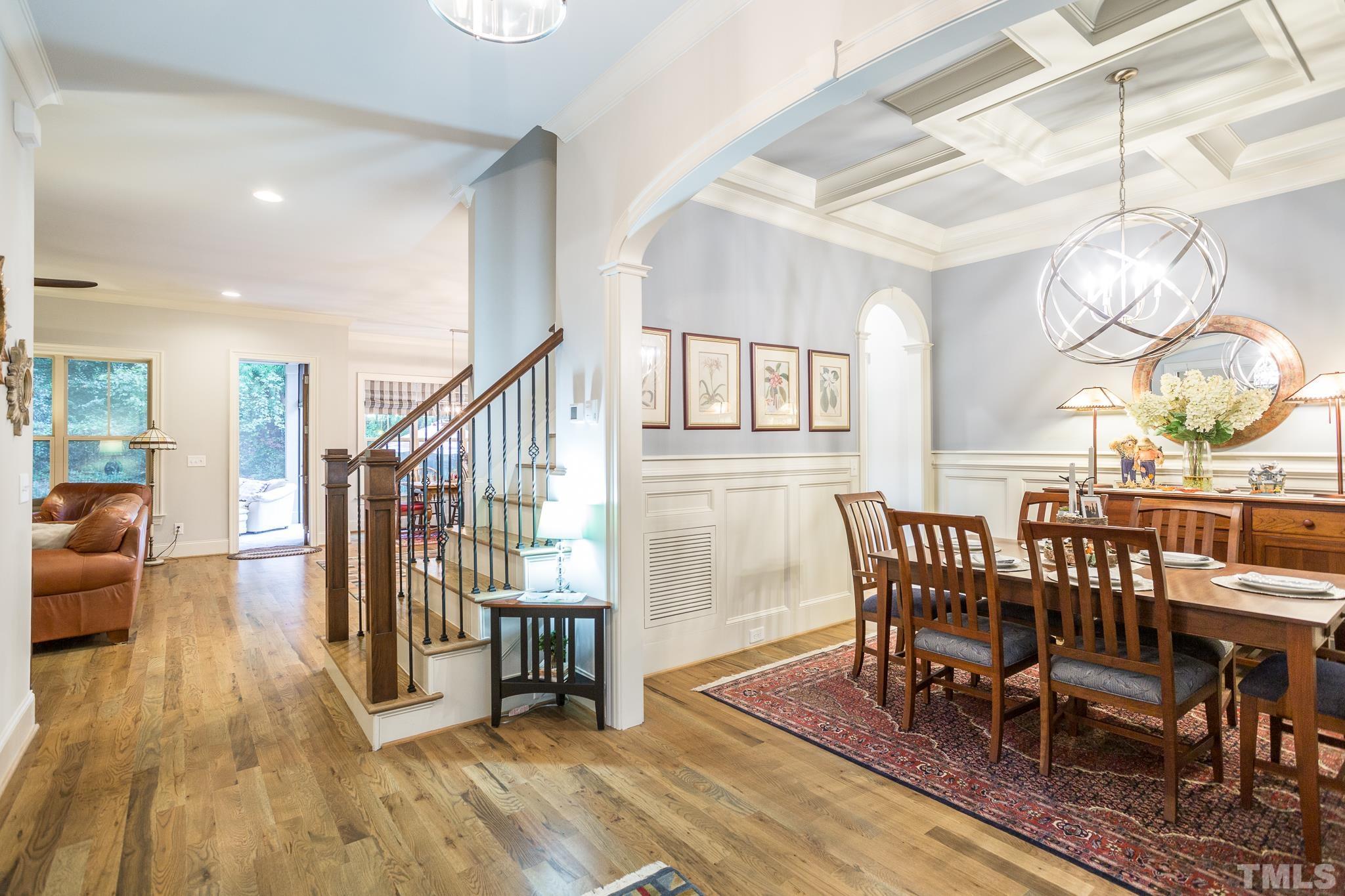1921 Banbury Road Raleigh, NC 27608 - Photo 6 of 30 a view of a dining room with furniture window and wooden floor