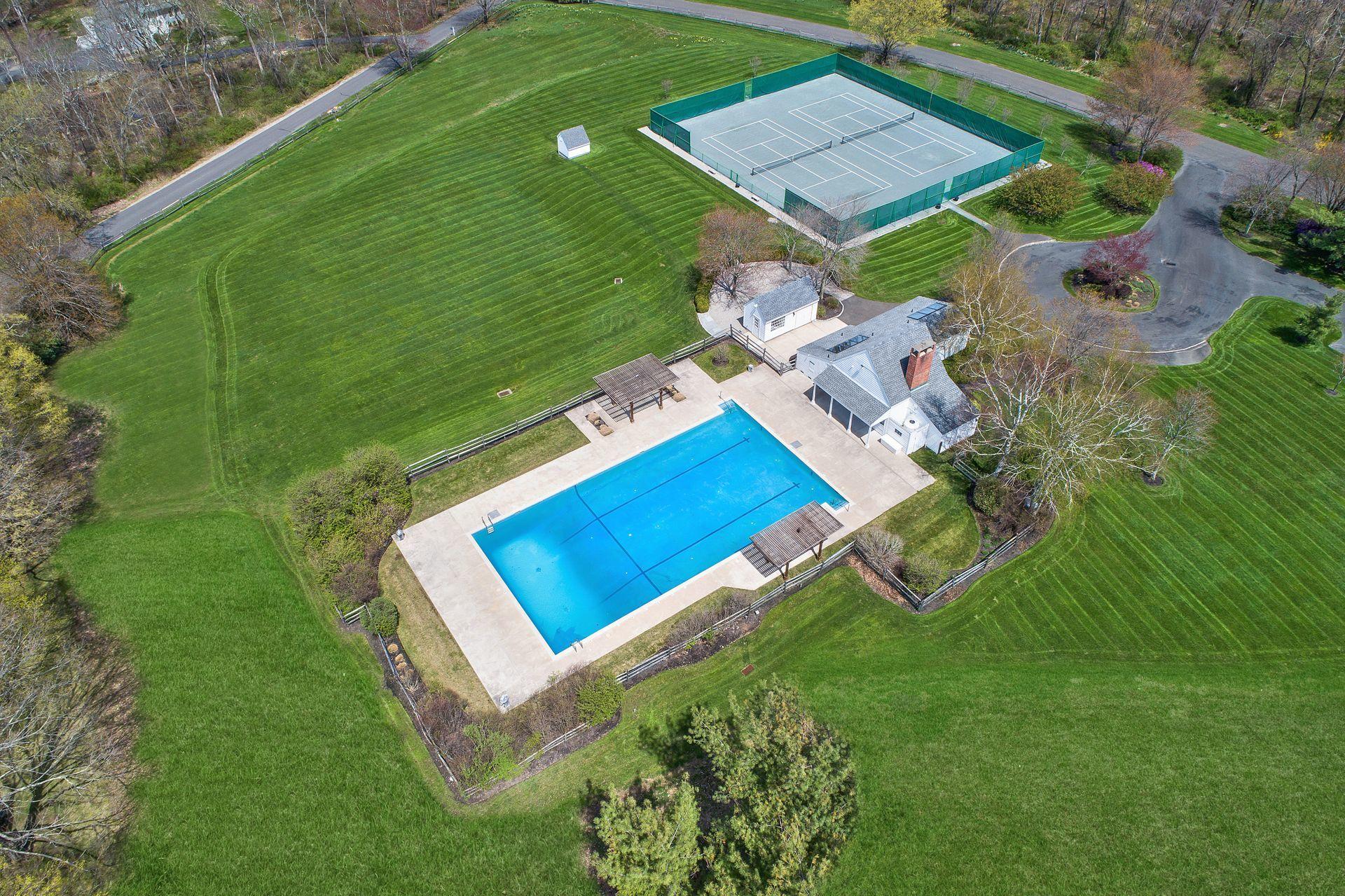 38 Farview Farm Road Redding, CT 06896 - Photo 29 of 34 an aerial view of a house