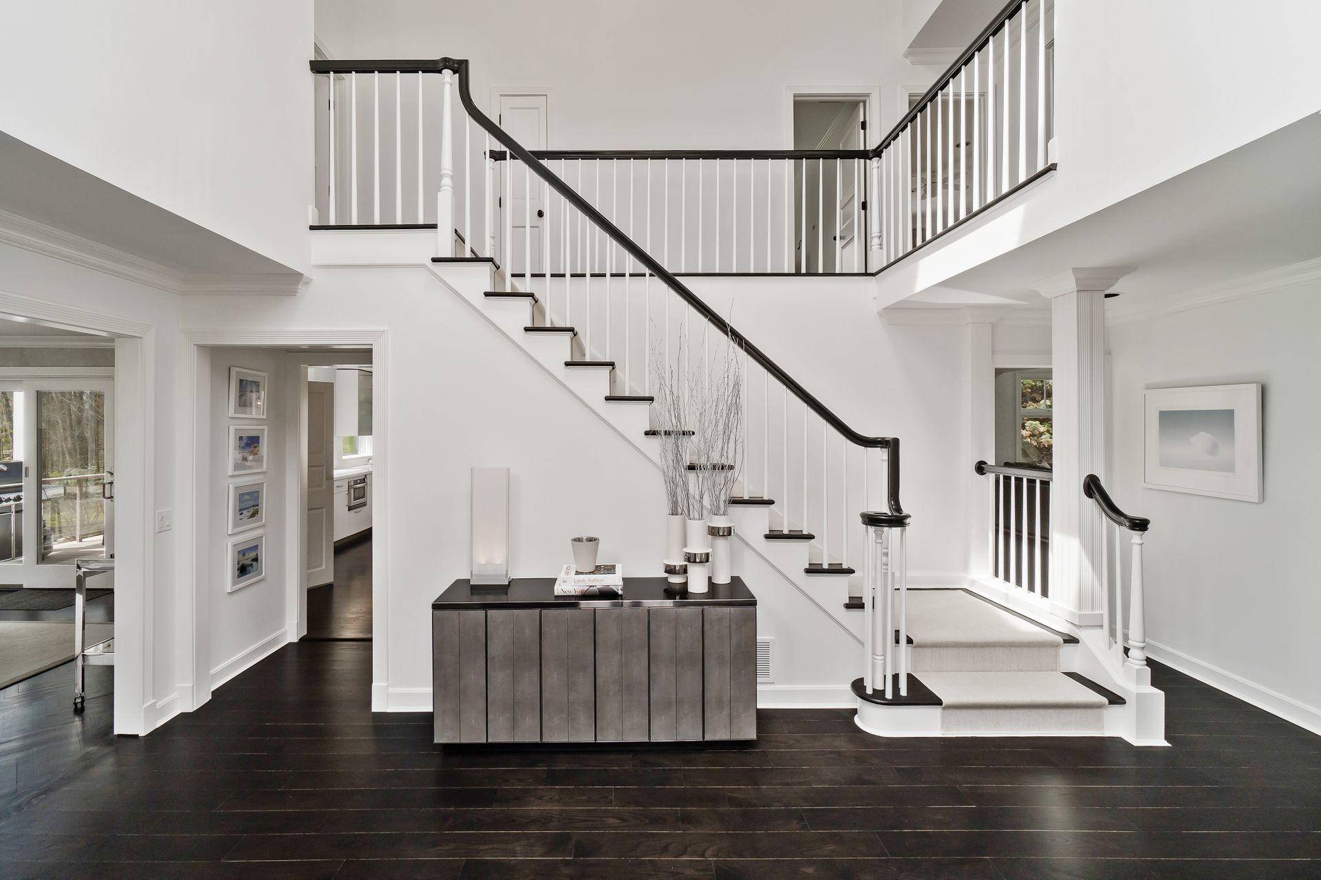 38 Farview Farm Road Redding, CT 06896 - Photo 3 of 34 a view of entryway with wooden floor and stairs
