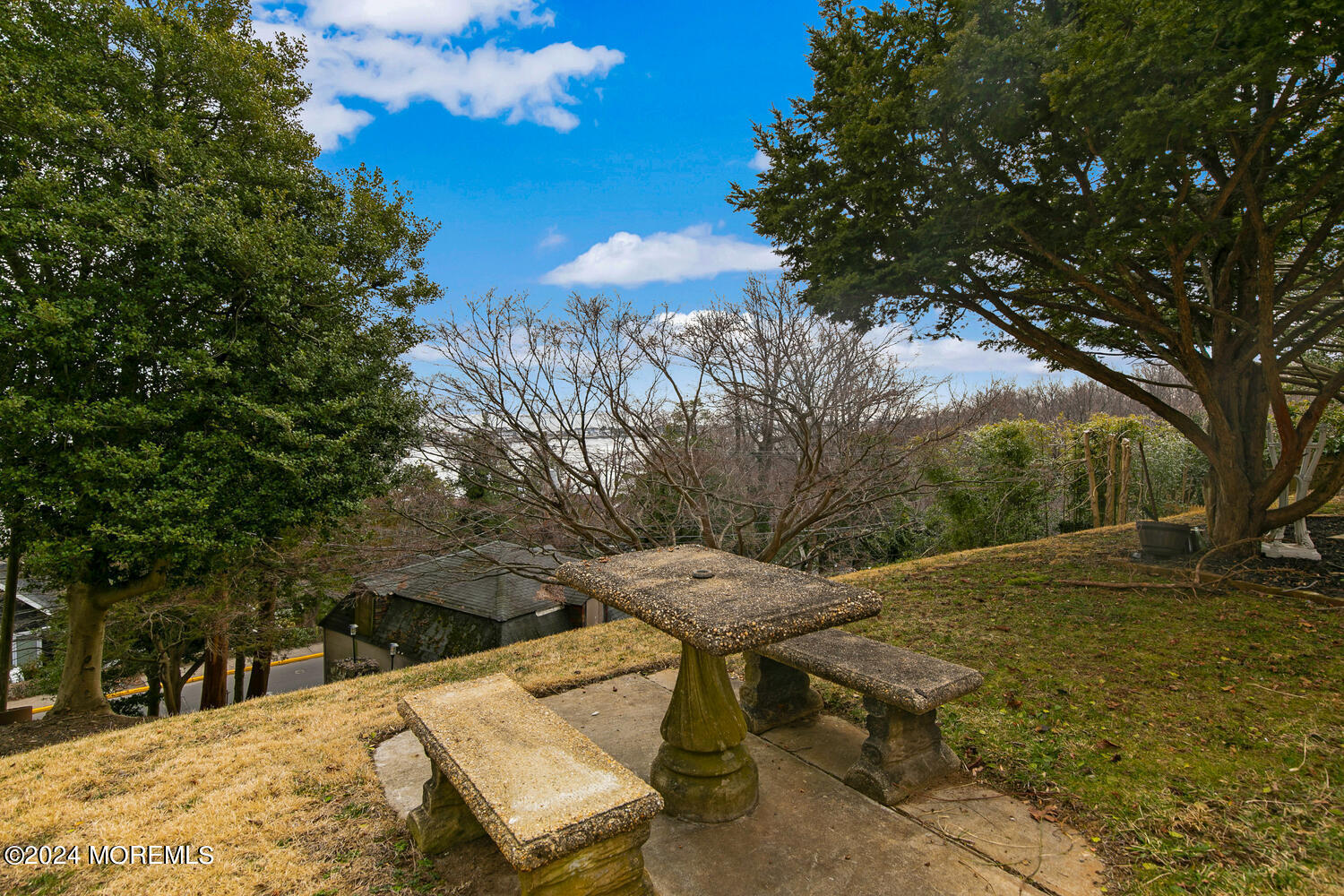 157 Portland Road Highlands, NJ 07732 - Photo 37 of 63 a view of an outdoor space and a yard