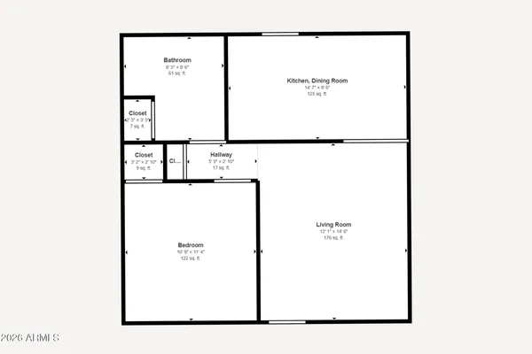 $999 | 3114 East Hubbell Street, Unit B, Phoenix, AZ 85008