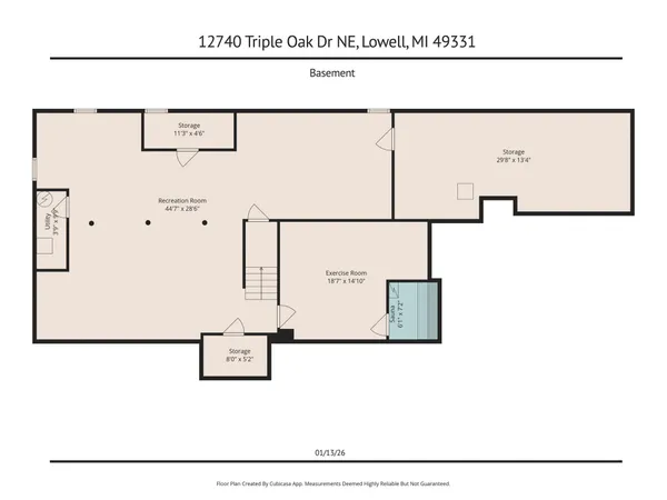 $519,900 | 12740 Triple Oak Drive Northeast, Lowell, MI 49331
