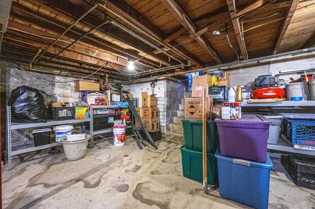 a view of storage and utility room