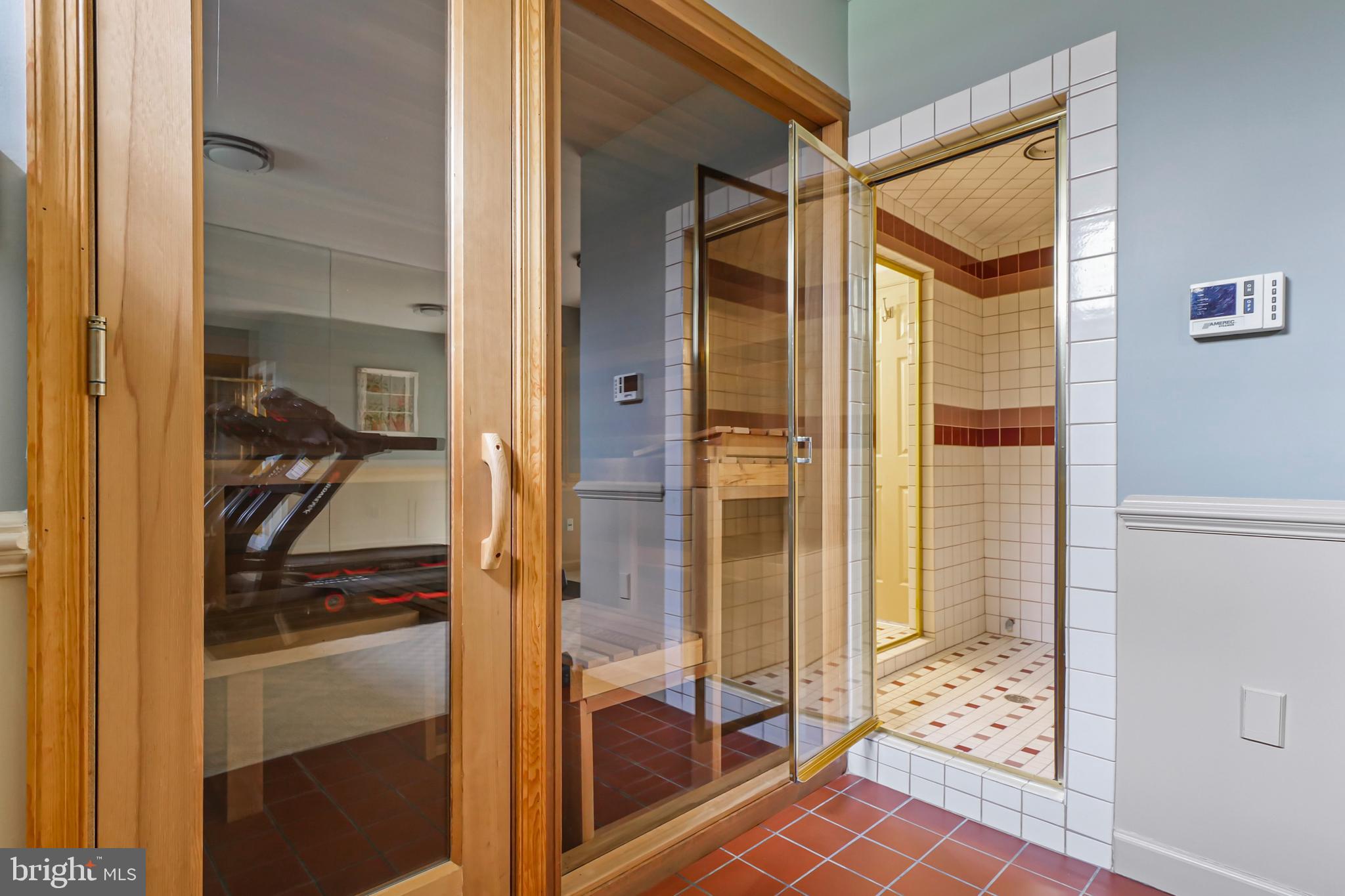 7407 Willowbrook Road Fairfax Station, VA 22039 - Photo 38 of 55 Built in sauna next to steam shower