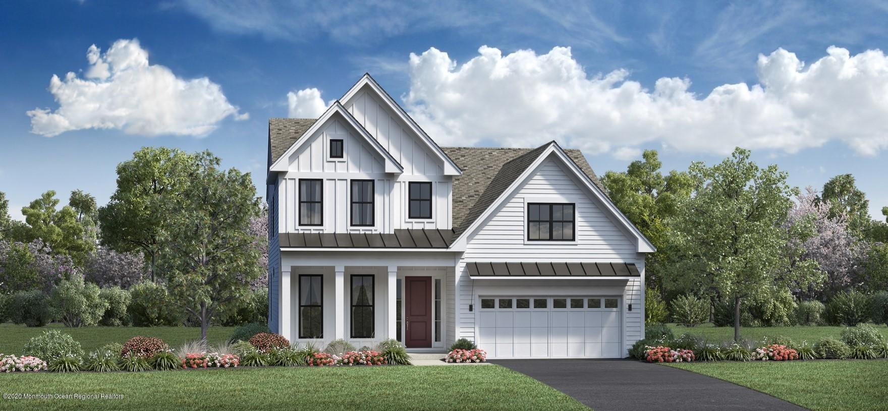 front view of house with a yard