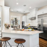 2 Mulberry Road Farmingdale, NJ 07727 - Photo 2 of 7 a kitchen with stainless steel appliances granite countertop a sink and a refrigerator
