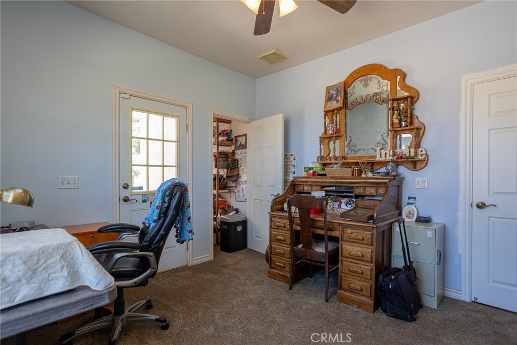 1220 Smoke Tree Road Pinon Hills, CA 92372 - Photo 21 of 47 Master Bedroom with Door to Patio